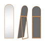 DKD Home Decor Espejo de Vestidor Pino y Cristal Marrón 50x3x180 cm