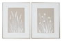 DKD Home Decor Cuadro Lienzo Lino Flores Surtido de 2 Unidades