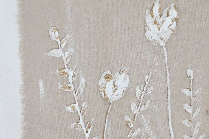 DKD Home Decor Cuadro Lienzo Lino Flores Surtido de 2 Unidades DKD Home Decor Cuadro Lienzo Lino Flores Surtido de 2 Unidades