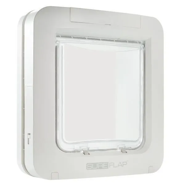 Sureflap Solapa de Gato Grande con Microchip Electrónico - Blanco Sureflap Solapa de Gato Grande con Microchip Electrónico - Blanco
