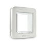 SureFlap SUR101 Microchip Pet Door, Gatera Automática con Identificación por Chip para Gatos, Color Blanco, Funciona a Batería