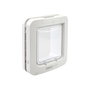 SureFlap SUR101 Microchip Pet Door, Gatera Automática con Identificación por Chip para Gatos, Color Blanco, Funciona a Batería