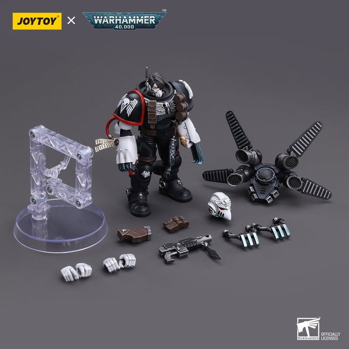 Joy Toy Warhammer 40,000 Raven Guard Chapter Master Kayvaan Shrike 12 cm