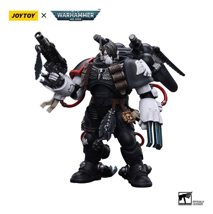 Joy Toy Warhammer 40,000 Raven Guard Chapter Master Kayvaan Shrike 12 cm