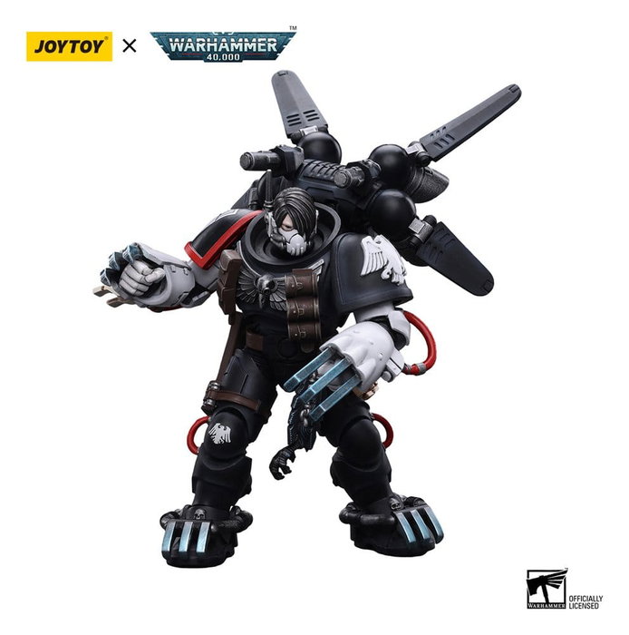 Joy Toy Warhammer 40,000 Raven Guard Chapter Master Kayvaan Shrike 12 cm