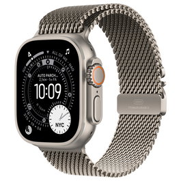 Apple Watch Ultra 3 Titanium Cellular 49mm Natur. Reloj inteligente GPS (satélite) con pantalla OLED y memoria de 64 GB, resistente al agua hasta 100 m.