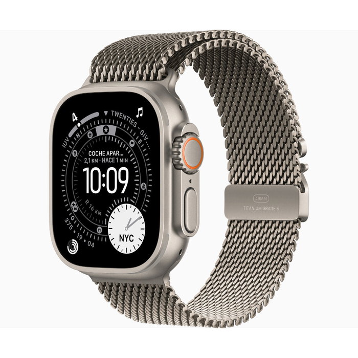Apple Watch Ultra 3 Titanium Cellular 49mm Natur (Milanaise Titan natur) Large Apple Watch Ultra 3 Titanium Cellular 49mm Natur (Milanaise Titan natur) Large