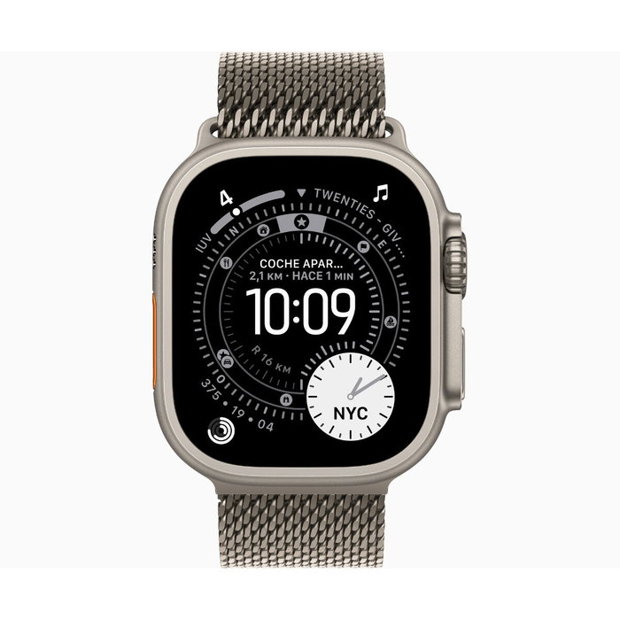 Apple Watch Ultra 3 Titanium Cellular 49mm Natur (Milanaise Titan natur) Large Apple Watch Ultra 3 Titanium Cellular 49mm Natur (Milanaise Titan natur) Large