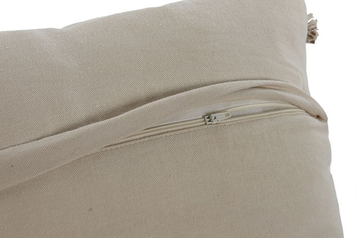 DKD Home Decor Cojin Boho Blanco Roto Natural 45 x 45 cm (2 Unidades) Algodon Yute Poliester DKD Home Decor Cojin Boho Blanco Roto Natural 45 x 45 cm (2 Unidades) Algodon Yute Poliester