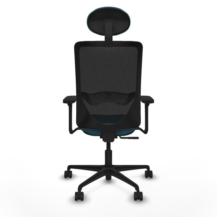 PIQUERAS Y CRESPO Silla de oficina Zulema con mecanismo Sincro, Verde petróleo y Negro PIQUERAS Y CRESPO Silla de oficina Zulema con mecanismo Sincro, Verde petróleo y Negro
