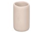 Berilo Vaso de Poliresina para Baño Gris 8.5x8.5x10 cm (Set de 12)