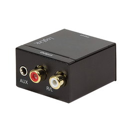 LogiLink Convertidor de Audio Digital a Analógico SPDIF/COAX a 3.5mm