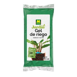Massó Gel de Riego 400 ml, Mantiene Humedad Hasta 30 Días, con Nutrientes, para Plantas en Macetas y Jardineras