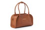 Lucky Bees Bolsa de Hombro Amelia Color Tan Cuero de Polivinilo 28x11x16 cm