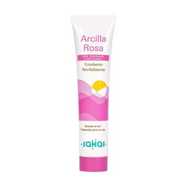 Sakai Arcilla Rosa Tubo 100 ml para Piel Sensible con Silicio y Óxido de Hierro