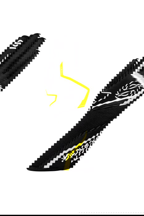 Sparco Guantes Tide+ 2025 Negros-Amarillos Talla 11 SBRG0001B0K08011 FIA 8856-2018