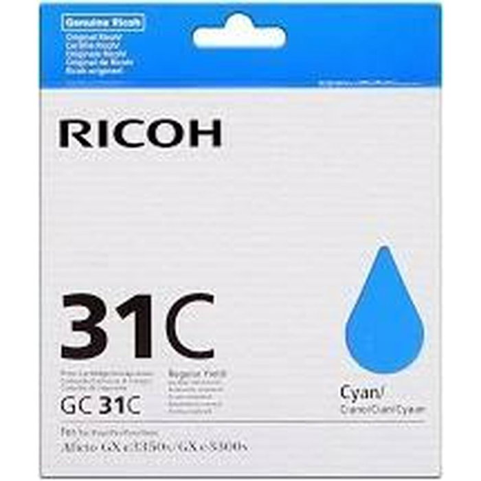 Ricoh GC-31C Cian Cartucho de Tinta Gel Ricoh GC-31C Cian Cartucho de Tinta Gel