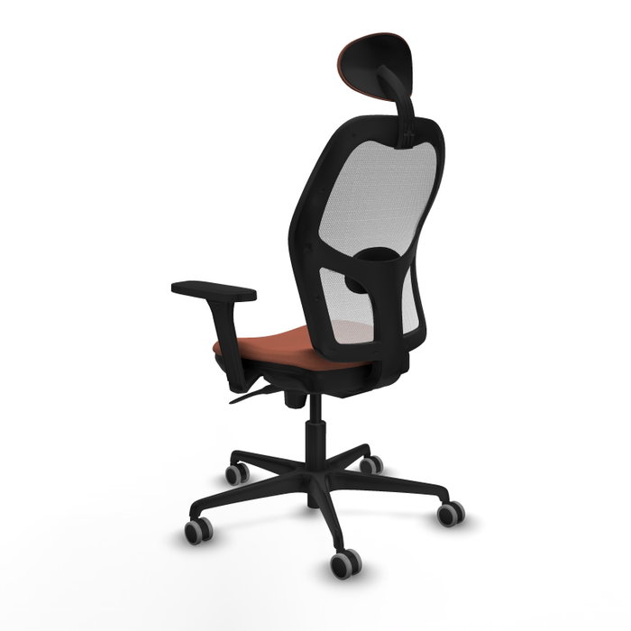 PIQUERAS Y CRESPO Silla de oficina Jorquera Marrón y Blanco