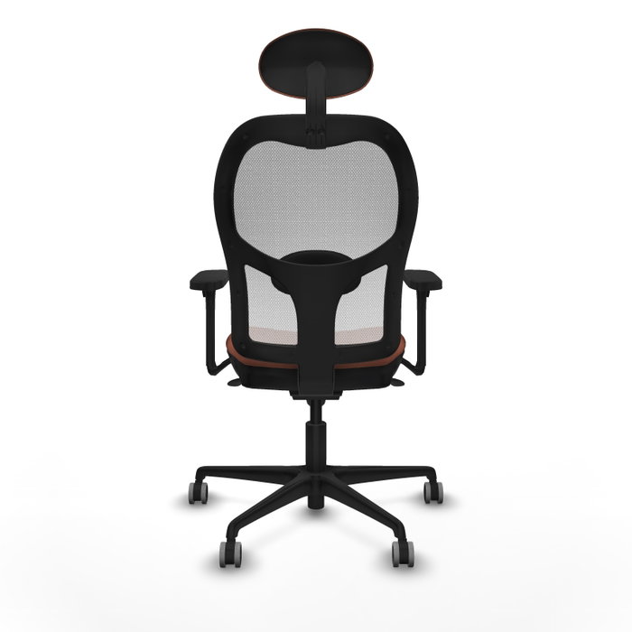 PIQUERAS Y CRESPO Silla de oficina Jorquera Marrón y Blanco