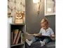 Wondee Lámpara de Noche Infantil de Ardilla en Madera Sostenible Personalizable con Cable Tipo C