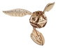 Ugears Harry Potter Maqueta de madera Snitch Dorada DIY
