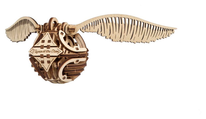 Ugears Harry Potter Maqueta de madera Snitch Dorada DIY Ugears Harry Potter Maqueta de madera Snitch Dorada DIY