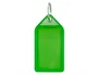 Q-connect Llavero portaetiquetas Premium, color verde, caja de 40 unidades
