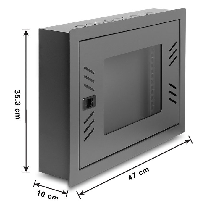 DeLOCK 43424 Bastidor de pared 6U Negro DeLOCK 43424 Bastidor de pared 6U Negro