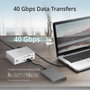 D-Link DUF-E01/E Estación de conexión Thunderbolt 4 14 en 1 Blanco
