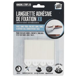Je cherche une Idee Tiras Adhesivas para Colgar Cuadros y Objetos hasta 5 kg sin Taladro (Pack de 12+8)