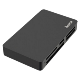 Hama lector de tarjetas sd 00200128 / all-in-one negro
