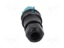 WIELAND RST Enchufe Industrial Redondo Hembra 5 Pines Azul Turquesa