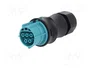 WIELAND RST Enchufe Industrial Redondo Hembra 5 Pines Azul Turquesa