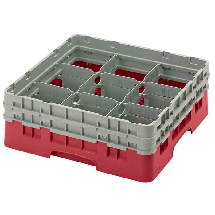CAMBRO Cesta de lavado 9 comp. 3 alturas Verde Sherwood CAMBRO Cesta de lavado 9 comp. 3 alturas Verde Sherwood