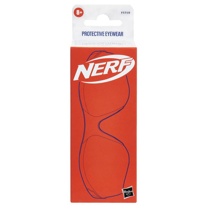 Hasbro Gafas Protectoras Nerf F5749 para Niños +8 Años Ajustables y Seguras para Batallas