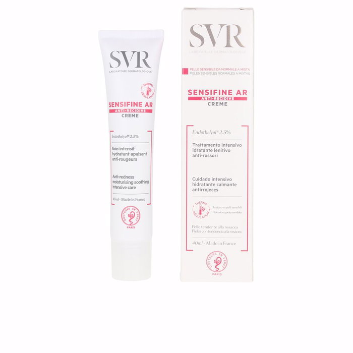 SVR Sensifine AR Tratamiento Facial anti rojeces Crema 40 ml - Calma y camufla rojeces para piel sensible