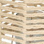 Farol Portavelas Natural Papel-Metal 18 X 18 X 20,50 cm (Set de 2)