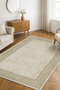 Conceptum HM-CRP25-18 Alfombra Tejida 100% Poliéster Impresión Digital Lavable a Máquina 160 x 230 cm