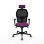 PIQUERAS Y CRESPO Silla de oficina Jorquera Morado y Negro