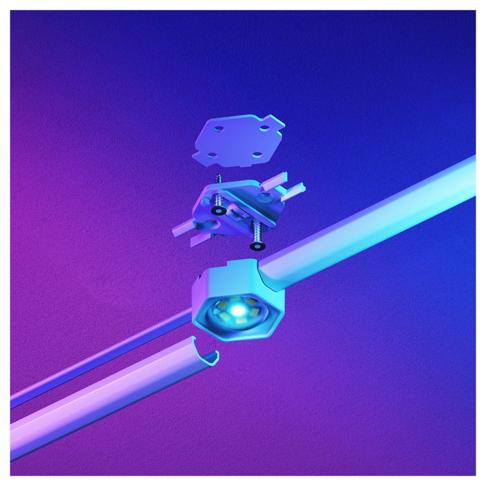 Nanoleaf Starter Pack 15 m, Luces LED para Exterior Multicolor, Tiras de LED Impermeables IP65, Iluminación Decorativa para Fachada y Jardín