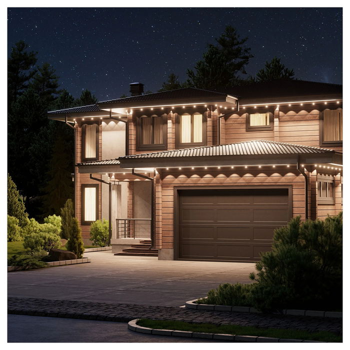 Nanoleaf Starter Pack 15 m, Luces LED para Exterior Multicolor, Tiras de LED Impermeables IP65, Iluminación Decorativa para Fachada y Jardín