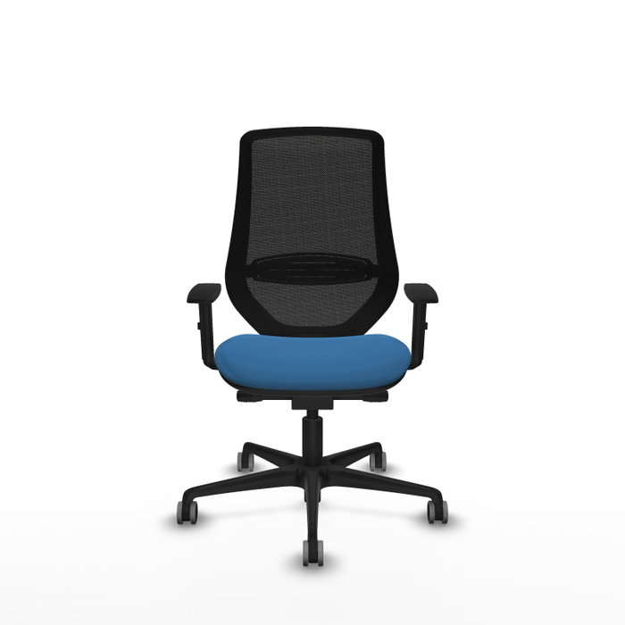 PIQUERAS Y CRESPO Silla de oficina Mardos Azul claro y Negro