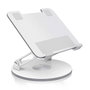 Aisens Soporte Giratorio Ajustable para Portátil y Tableta 7-13 Pulgadas, Plata