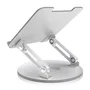 Aisens Soporte Giratorio Ajustable para Portátil y Tableta 7-13 Pulgadas, Plata