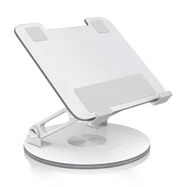 AISENS - SOPORTE DE SOBREMESA GIRATORIO AJUSTABLE PARA PORTATIL / TABLET 7-13, PLATA