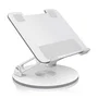 Aisens Soporte de Sobremesa Giratorio Ajustable para Portátil o Tablet 7-13 Pulgadas, Plata
