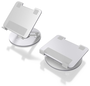 Aisens Soporte de Sobremesa Giratorio Ajustable para Portátil o Tablet 7-13 Pulgadas, Plata