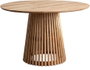 DKD Home Decor Mesa Redonda de Comedor Mindi Natural 120x120x76