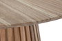 DKD Home Decor Mesa Redonda de Comedor Mindi Natural 120x120x76
