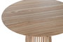 DKD Home Decor Mesa Redonda de Comedor Mindi Natural 120x120x76